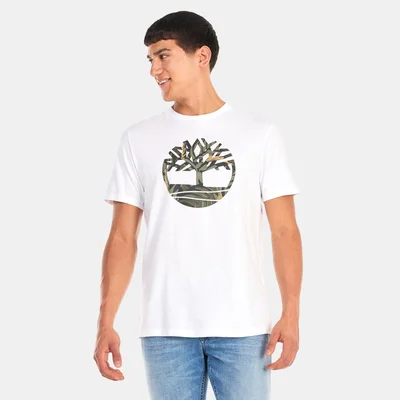 Timberland Men's Tree Logo Seasonal Camo T-Shirt